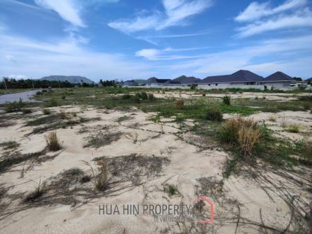 Prime Freehold Land 1-3-35 Rai Semi-Corner Plot with Mountain Views in Hua Hin