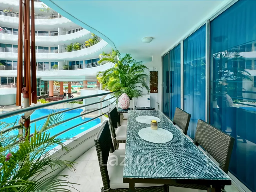 Baan Chai Talay : Spacious 2 Bedroom Beachfront Condo