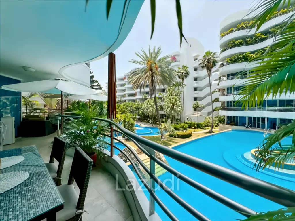 Baan Chai Talay : Spacious 2 Bedroom Beachfront Condo