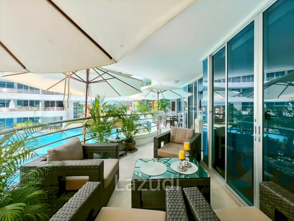 Baan Chai Talay : Spacious 2 Bedroom Beachfront Condo