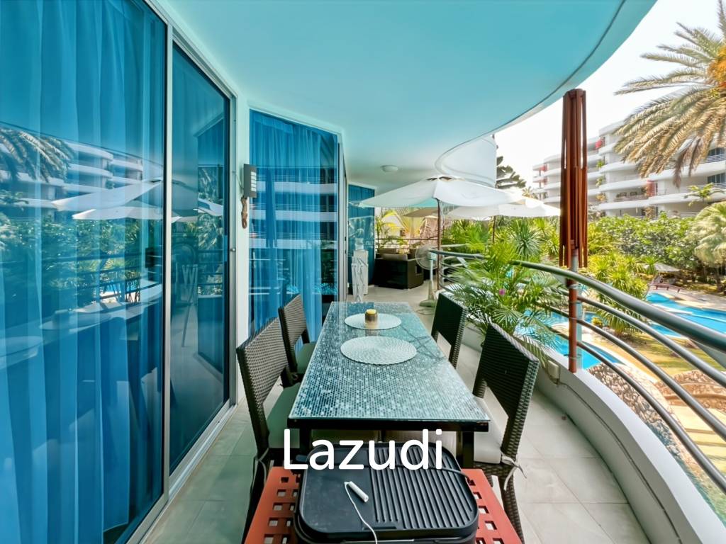 Baan Chai Talay : Spacious 2 Bedroom Beachfront Condo