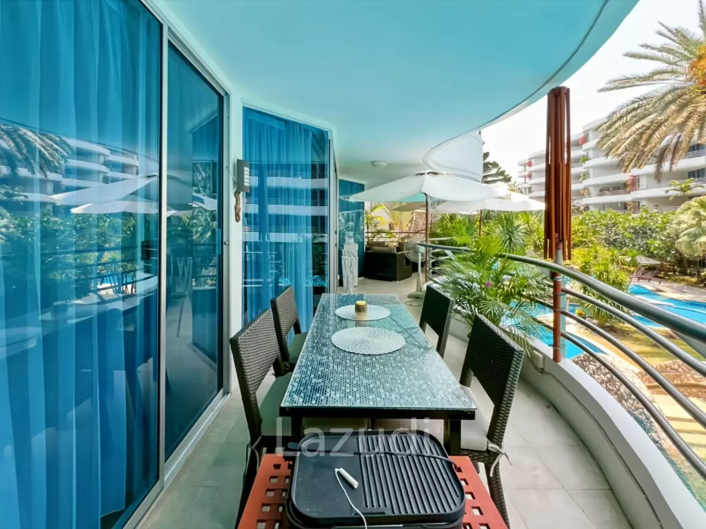 Baan Chai Talay : Spacious 2 Bedroom Beachfront Condo