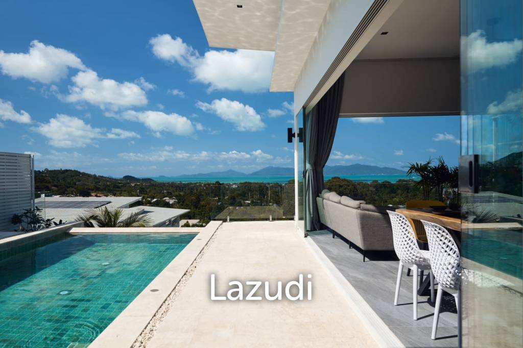 Sea View Pool Villa in Bophut – Ideal Investment with High Rental Yield and Prime Location