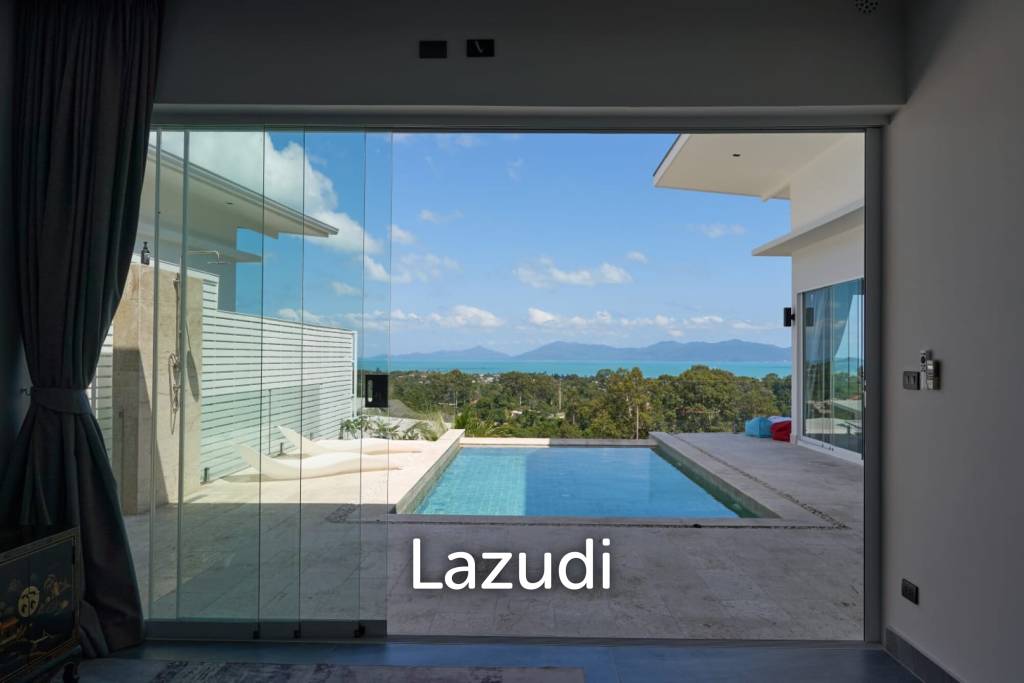 Sea View Pool Villa in Bophut – Ideal Investment with High Rental Yield and Prime Location