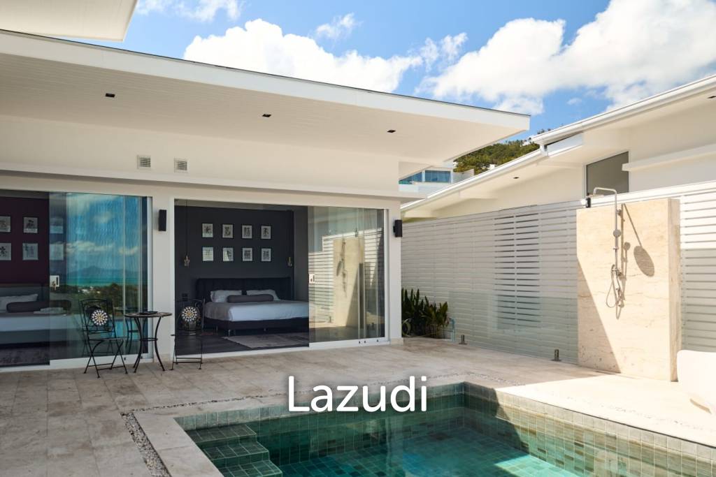 Sea View Pool Villa in Bophut – Ideal Investment with High Rental Yield and Prime Location