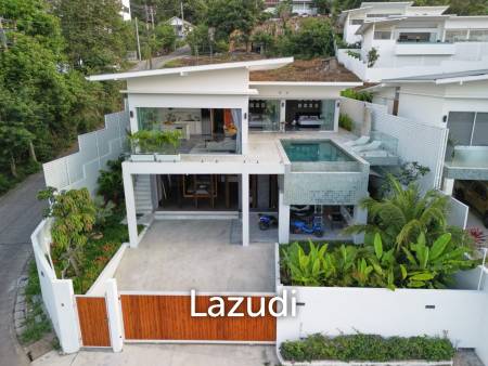 Sea View Pool Villa in Bophut – Ideal Investment with High Rental Yield and Prime Location