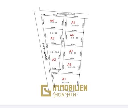 ขายที่ดิน 1 ไร่ ในหินเหล็กไฟ หัวหิน ใกล้แบล็คเมาท์เท่น กอล์ฟ คลับ