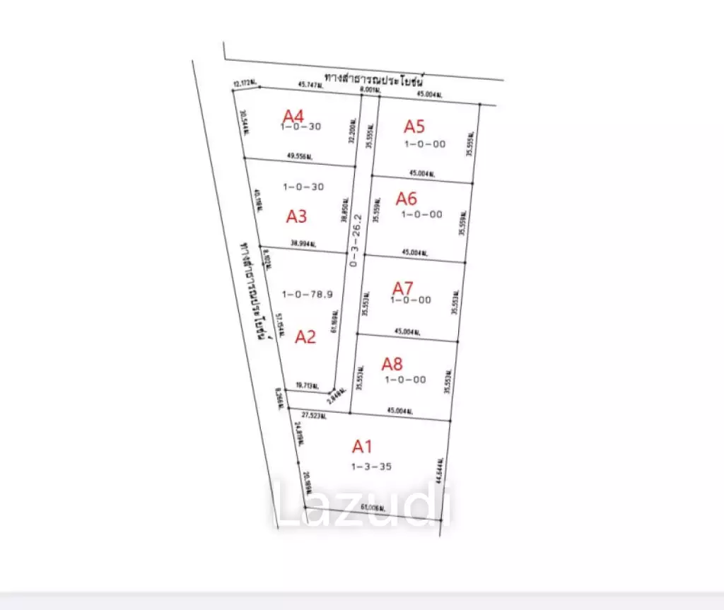 Land For Sale - 1 Rai Home Building Plot Near Black Mountain