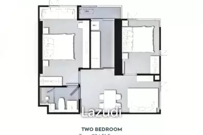 2 Bedroom 1 Bathroom 52 SQ.M Life Ladprao
