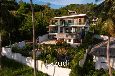 Elegant Beachside 4-Bed Villa Just 300 Meters from Mae Haad Beach, Koh Phangan
