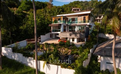 Elegant Beachside 4-Bed Villa Just 300 Meters from Mae Haad Beach, Koh Phangan