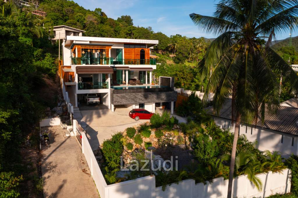 Elegant Beachside 4-Bed Villa Just 300 Meters from Mae Haad Beach, Koh Phangan