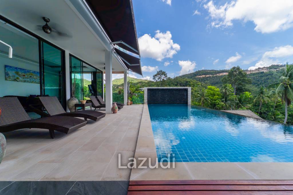 Elegant Beachside 4-Bed Villa Just 300 Meters from Mae Haad Beach, Koh Phangan
