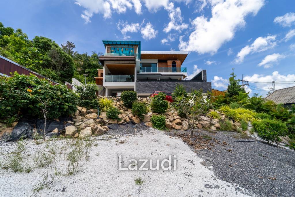 Elegant Beachside 4-Bed Villa Just 300 Meters from Mae Haad Beach, Koh Phangan