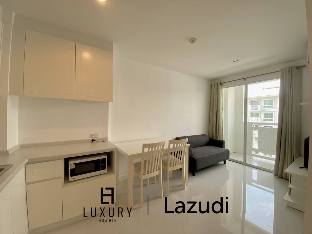 คอนโด 1 ห้องนอนทันสมัย พร้อมสระว่ายน้ำ ที่ Ramada Plaza by Wyndham Cha-am Beach