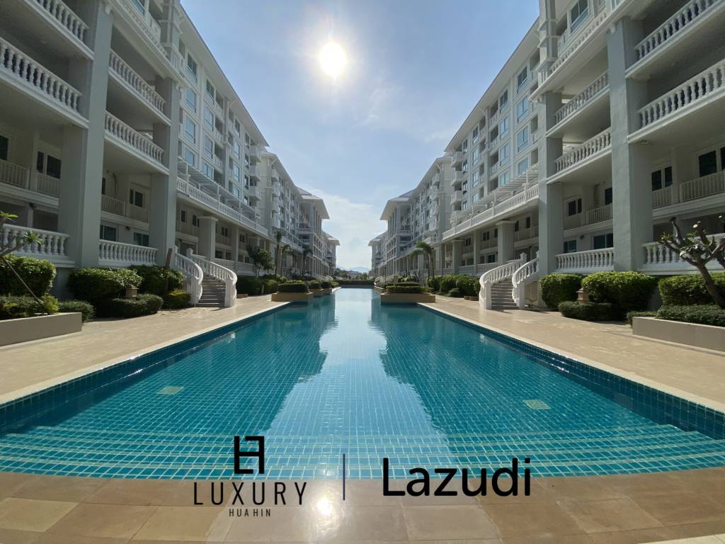 คอนโด 1 ห้องนอนทันสมัย พร้อมสระว่ายน้ำ ที่ Ramada Plaza by Wyndham Cha-am Beach