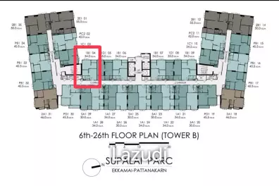 1 BED 1 BATH 34 SQ.M Supalai PARC Ekkamai