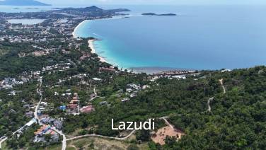 Land for Sale – Scenic Mountain & Sea View Plots in Chaweng Noi, Ko Samui