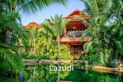 PALM HILLS HOMES : Highest Quality Bali Pool Villa with Lake + Golf Views