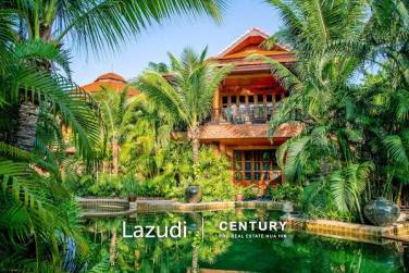 PALM HILLS HOMES : Highest Quality Bali Pool Villa with Lake + Golf Views