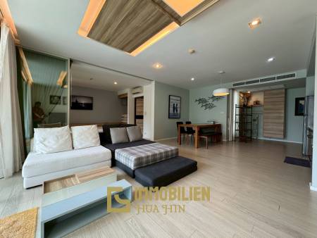 คอนโด 2 ห้องนอนวิวสระว่ายน้ำที่ Wan Vayla ติดทะเลใน เขาเต่า หัวหิน