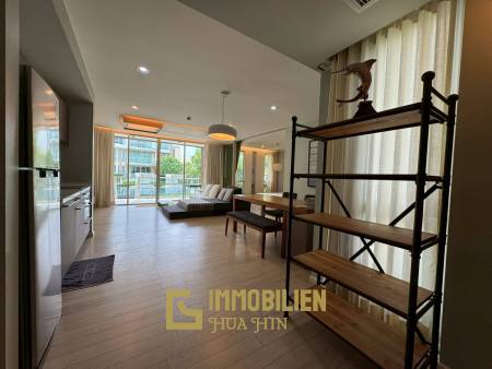 คอนโด 2 ห้องนอนวิวสระว่ายน้ำที่ Wan Vayla ติดทะเลใน เขาเต่า หัวหิน