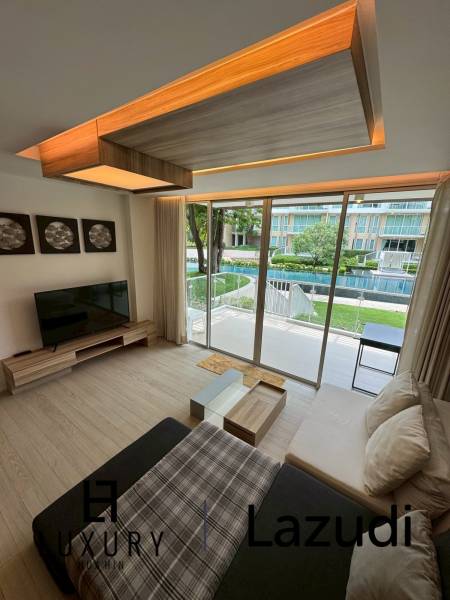 คอนโด 2 ห้องนอนวิวสระว่ายน้ำที่ Wan Vayla ติดทะเลใน เขาเต่า หัวหิน