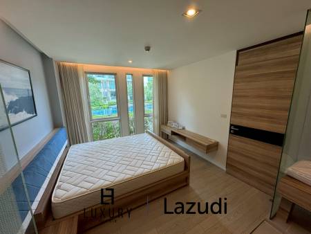 คอนโด 2 ห้องนอนวิวสระว่ายน้ำที่ Wan Vayla ติดทะเลใน เขาเต่า หัวหิน
