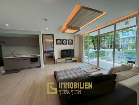 คอนโด 2 ห้องนอนวิวสระว่ายน้ำที่ Wan Vayla ติดทะเลใน เขาเต่า หัวหิน