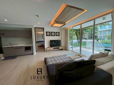 คอนโด 2 ห้องนอนวิวสระว่ายน้ำที่ Wan Vayla ติดทะเลใน เขาเต่า หัวหิน