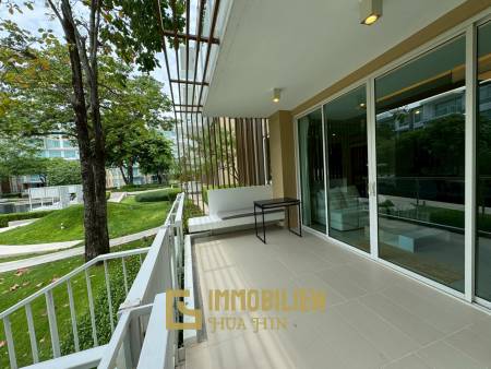 คอนโด 2 ห้องนอนวิวสระว่ายน้ำที่ Wan Vayla ติดทะเลใน เขาเต่า หัวหิน