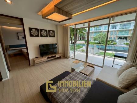 คอนโด 2 ห้องนอนวิวสระว่ายน้ำที่ Wan Vayla ติดทะเลใน เขาเต่า หัวหิน