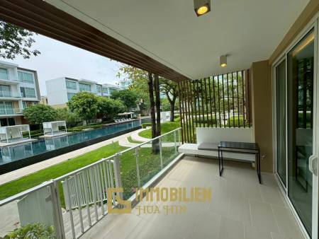คอนโด 2 ห้องนอนวิวสระว่ายน้ำที่ Wan Vayla ติดทะเลใน เขาเต่า หัวหิน