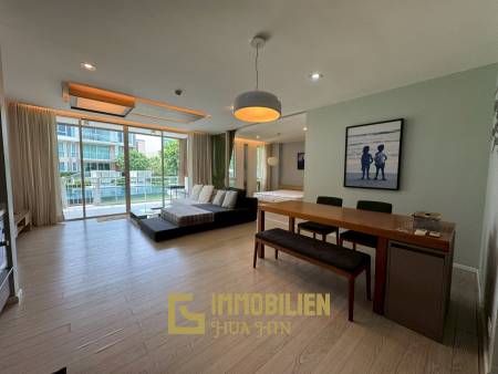 คอนโด 2 ห้องนอนวิวสระว่ายน้ำที่ Wan Vayla ติดทะเลใน เขาเต่า หัวหิน