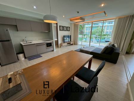 คอนโด 2 ห้องนอนวิวสระว่ายน้ำที่ Wan Vayla ติดทะเลใน เขาเต่า หัวหิน