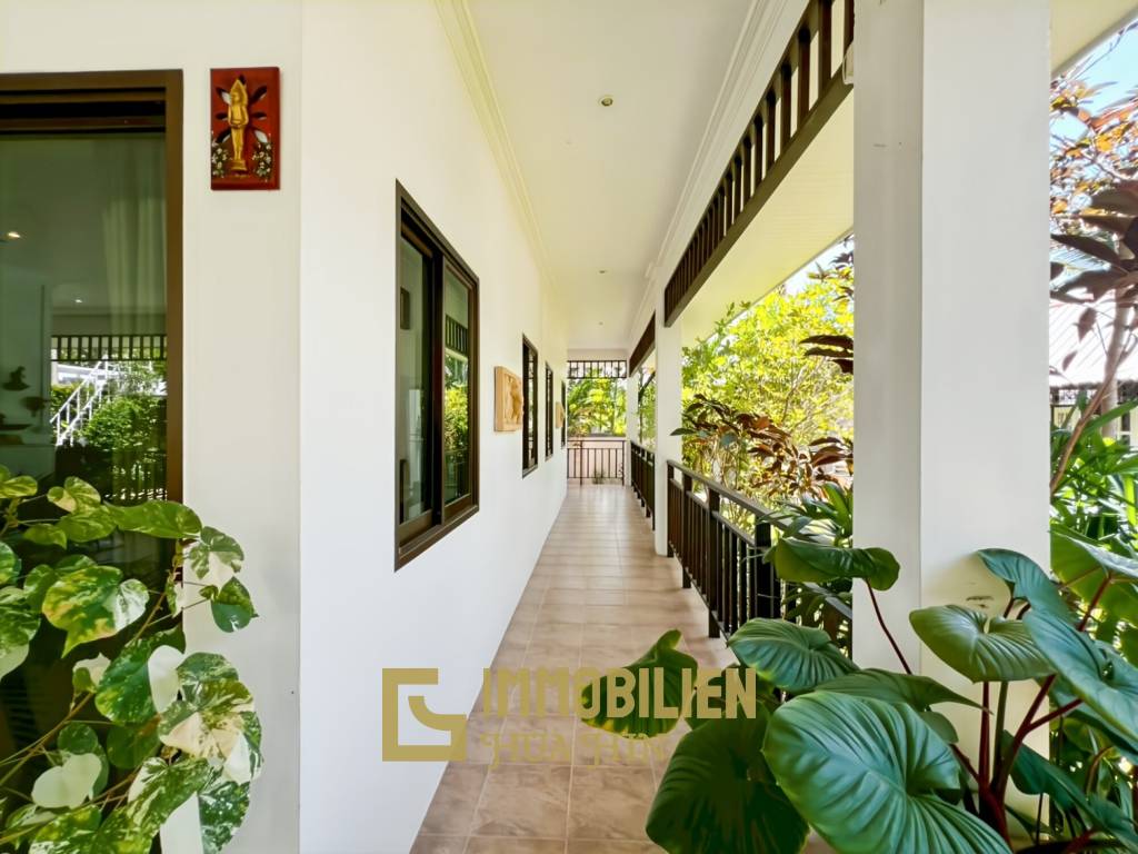 วิลล่า 5 ห้องนอนพร้อมสระว่ายน้ำและสวนอันร่มรื่น ในโครงการ เดอะไฮท์ 2 เขาเต่า หัวหิน