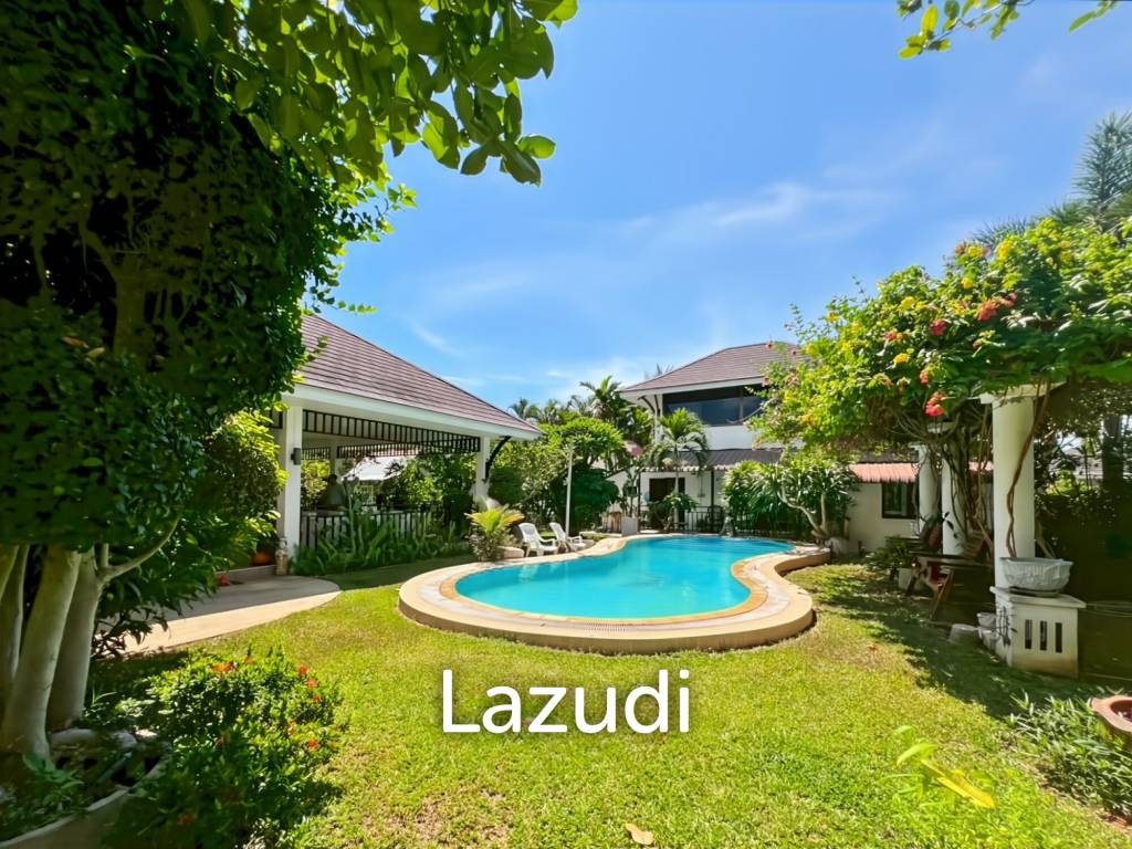 For Sale: Exclusive 5-Bed Garden Estate Featuring Private Pool in The Heights II, Khao Tao