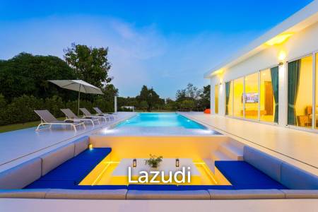 Luxurious 4-Bed Villa on 1,250 sqm Land in Palm Hills Golf Club, Hua Hin