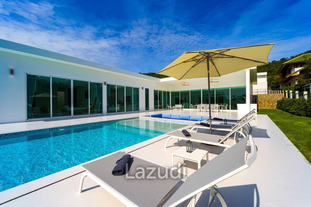 Luxurious 4-Bed Villa on 1,250 sqm Land in Palm Hills Golf Club, Hua Hin