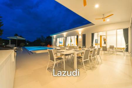 Luxurious 4-Bed Villa on 1,250 sqm Land in Palm Hills Golf Club, Hua Hin