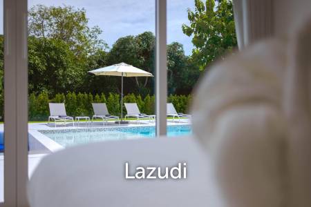 Luxurious 4-Bed Villa on 1,250 sqm Land in Palm Hills Golf Club, Hua Hin