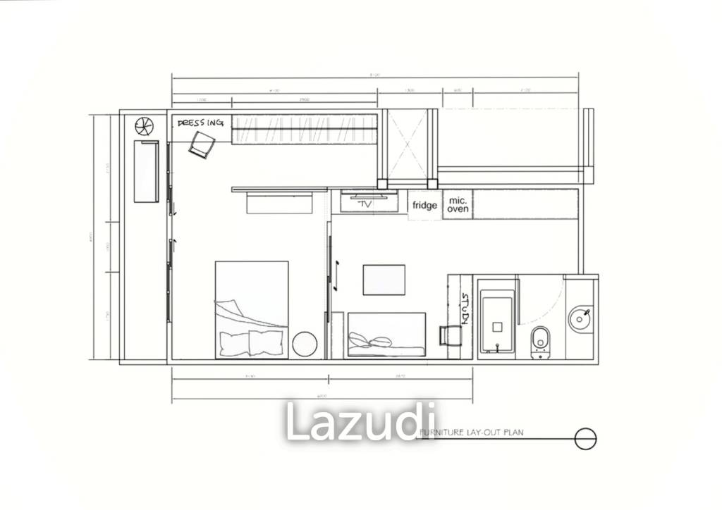 1 Bed 1 Bath 42 SQ.M Grand park view asoke