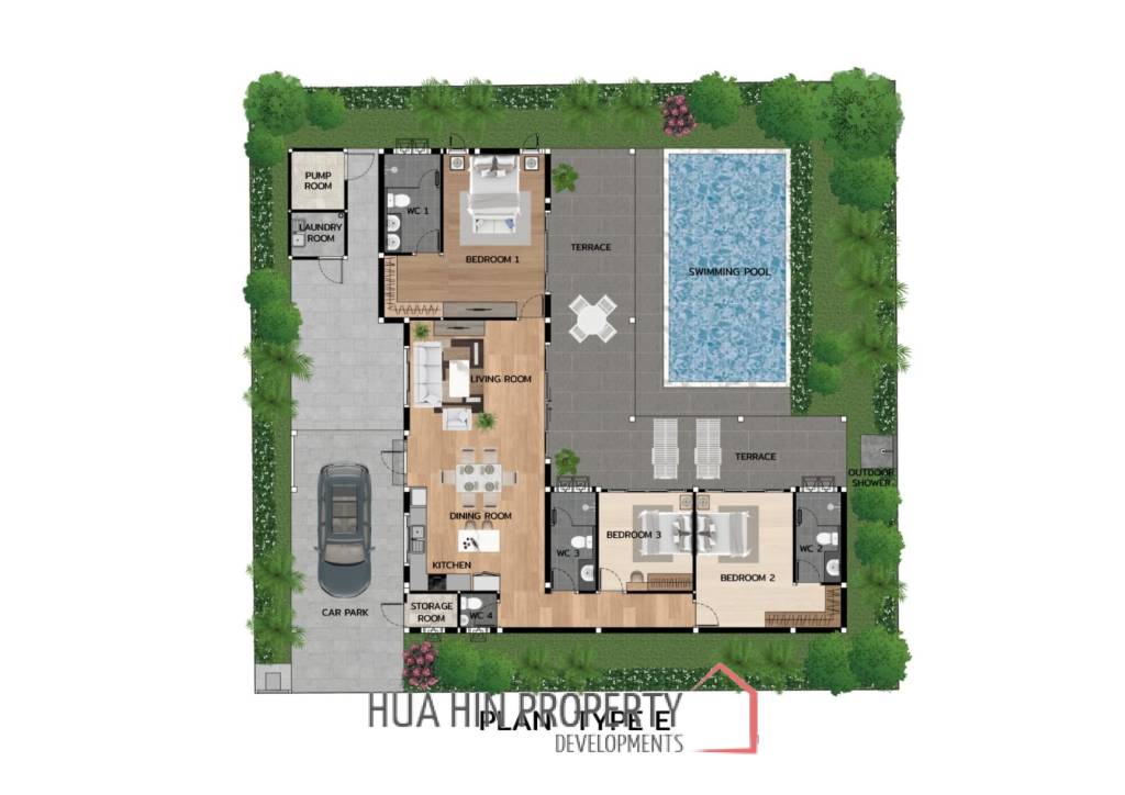 ืNANTRA RESIDENCE : 3 BED LUXURY POOL VILLA