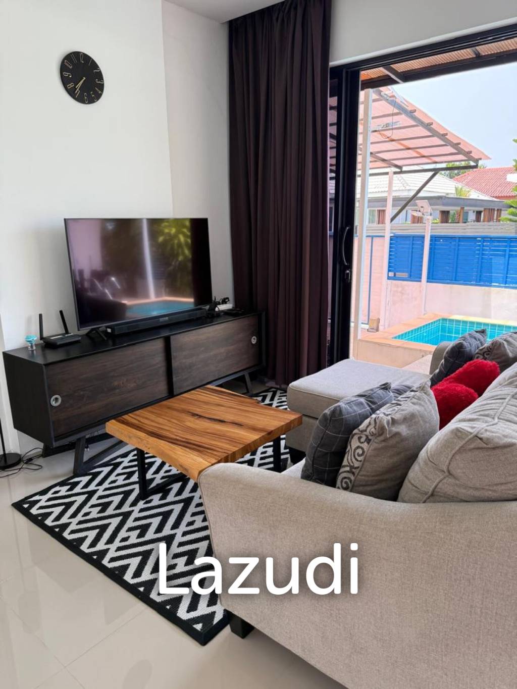Fully Furnished 2-Bed 2.5 Bath Villa with Pool, Near Ban Tai Beach