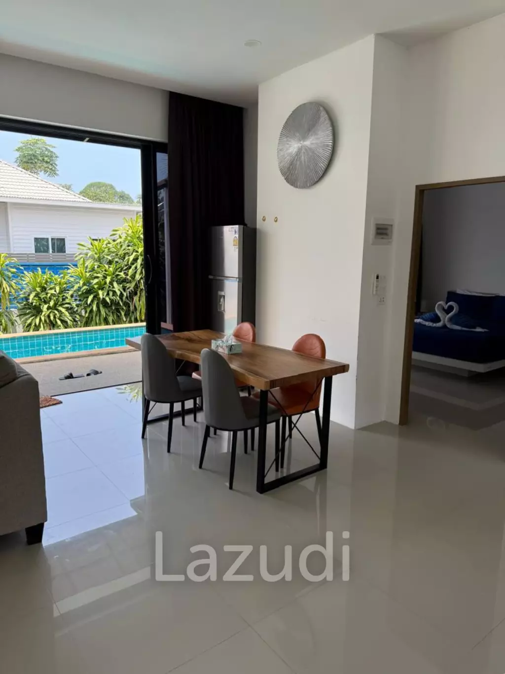 Fully Furnished 2-Bed 2.5 Bath Villa with Pool, Near Ban Tai Beach