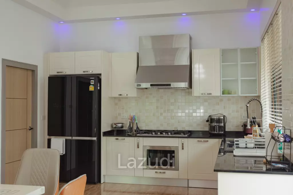 Great Value Pool villa in  1.5 Rai land near Samroiyot Beach