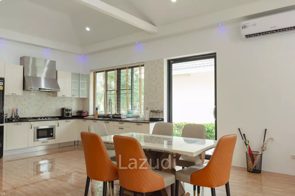 Great Value Pool villa in  1.5 Rai land near Samroiyot Beach