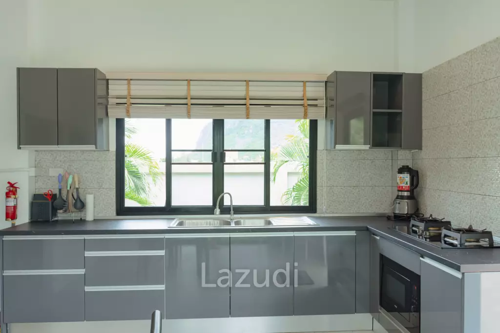 Great Value Pool villa in  1.5 Rai land near Samroiyot Beach