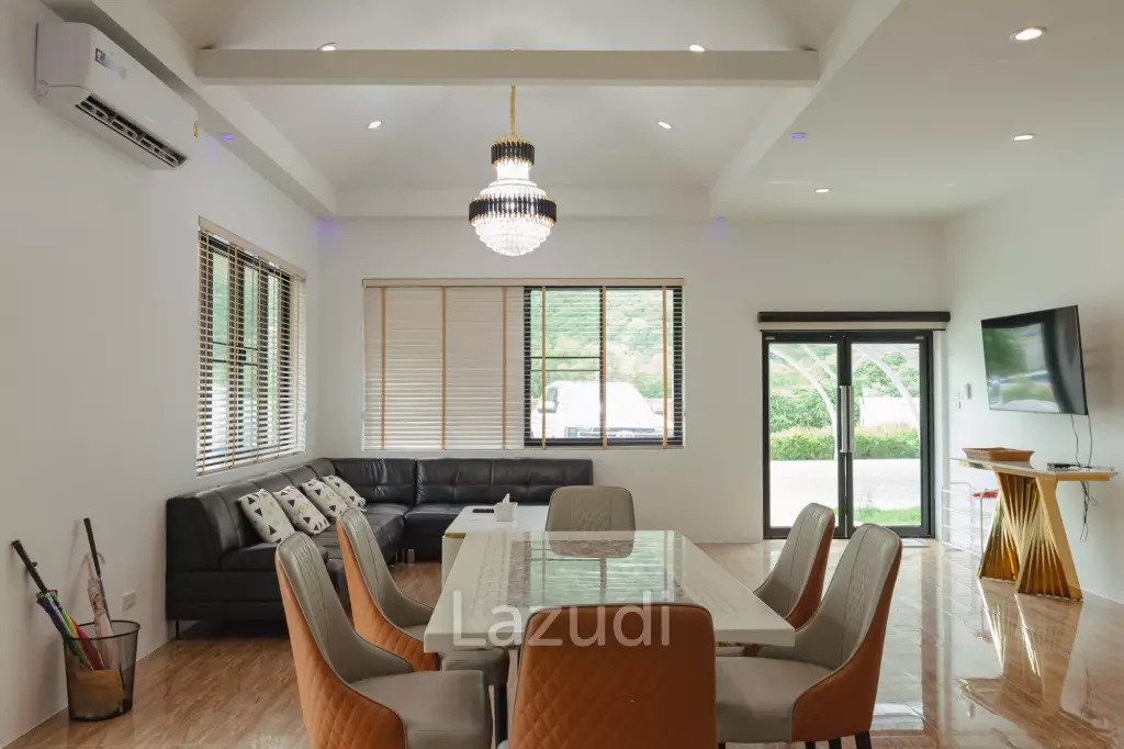 Great Value Pool villa in  1.5 Rai land near Samroiyot Beach