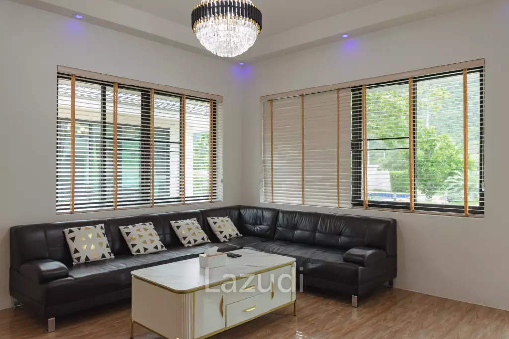 Great Value Pool villa in  1.5 Rai land near Samroiyot Beach